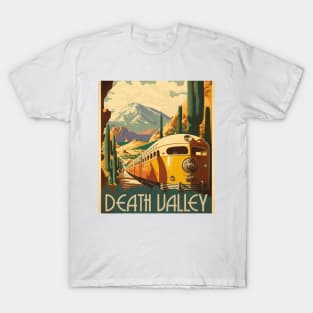 Death Valley National Park Vintage Travel Art Poster T-Shirt